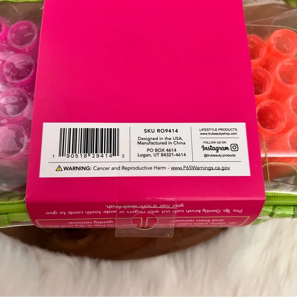 Curl Love 36 Self Grip Rollers + Reusable Case NWT